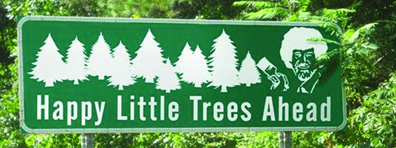 happy trees billboard